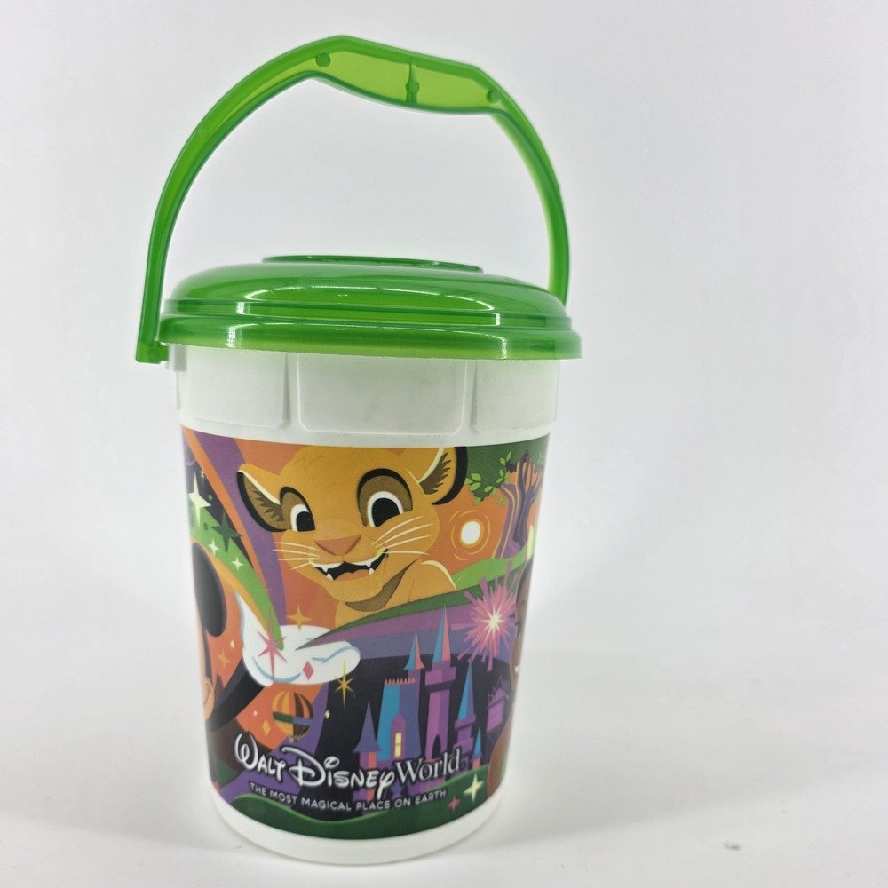 Disney World Whirley Drink Works Popcorn Bucket Tiana Moana with Lid